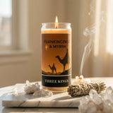 Tall glass jar candle — Sacred Space Altar | Generated by Modelize