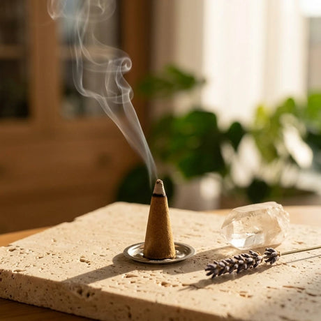 Incense cones and packaging — Ritual Lifestyle | Generated by Modelize