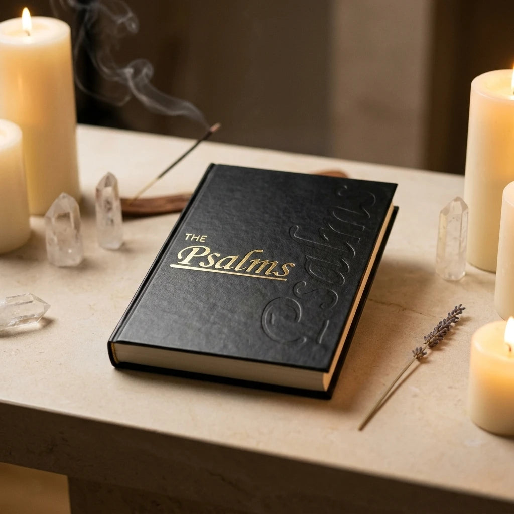 Hardback Book — Sacred Altar Setting | Generated by Modelize