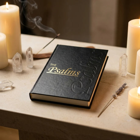 Hardback Book — Sacred Altar Setting | Generated by Modelize