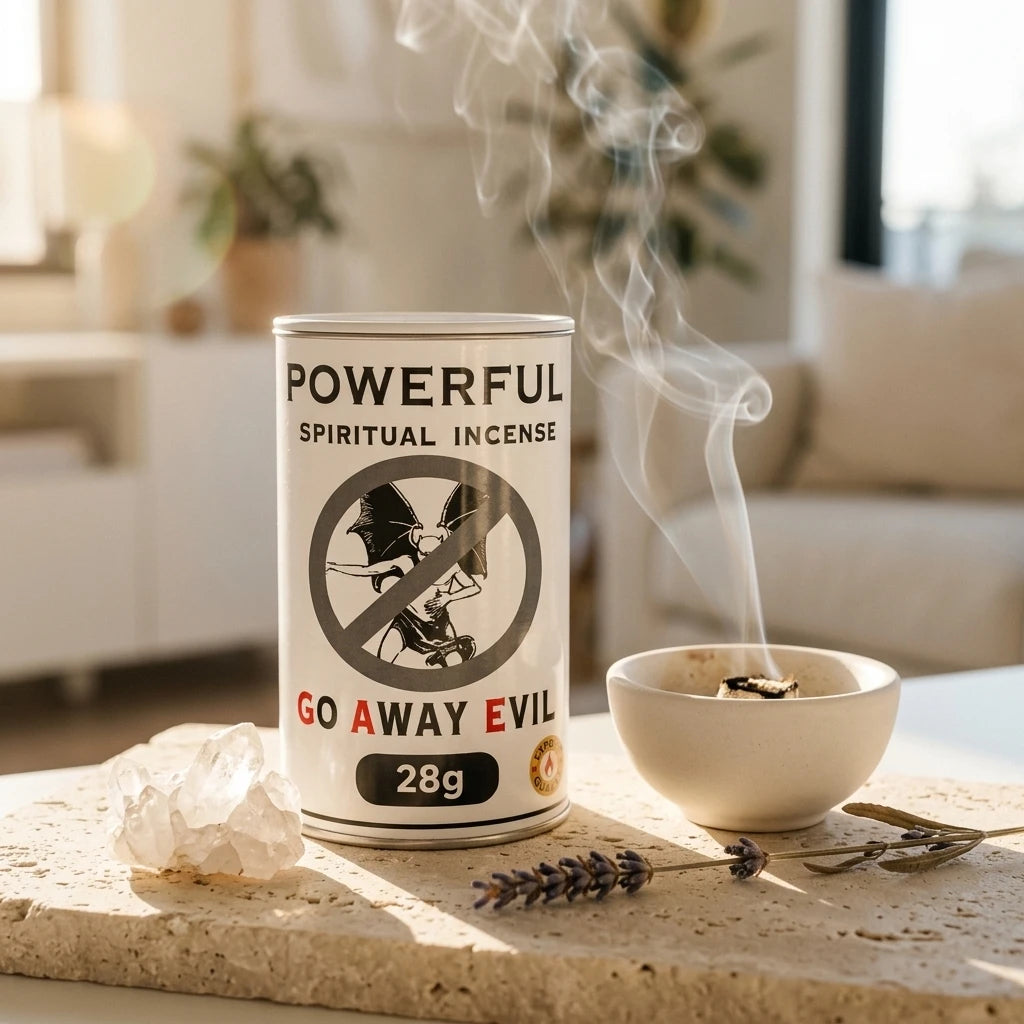 Spiritual incense powder tin — Cleansing Ritual Lifestyle | Generated by Modelize