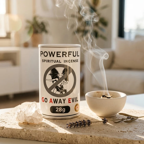 Spiritual incense powder tin — Cleansing Ritual Lifestyle | Generated by Modelize