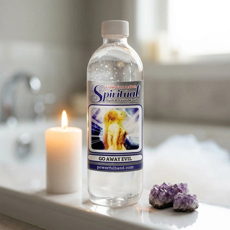 Spiritual bath and floor wash bottle — Ritual Bathside Lifestyle | Generated by Modelize