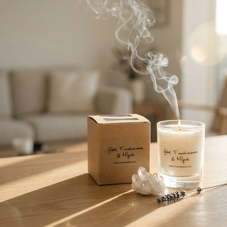 Scented jar candle and packaging — ritual_lifestyle | Generated by Modelize