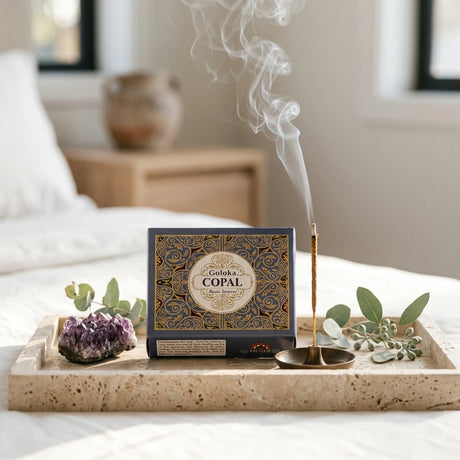 Resin incense packaging — Morning Ritual Lifestyle | Generated by Modelize