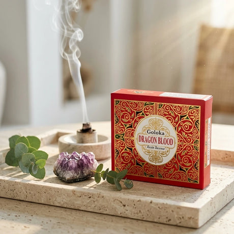 Resin incense packaging — Morning Ritual Lifestyle | Generated by Modelize