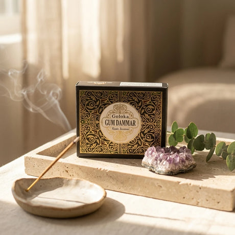 Resin incense packaging — Morning Ritual Lifestyle | Generated by Modelize