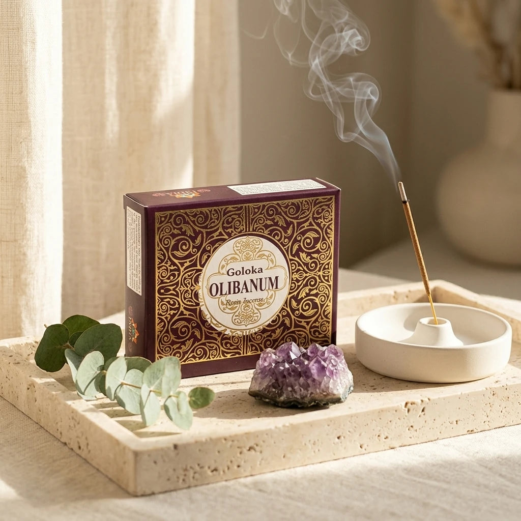 Resin Incense Packaging — Morning Ritual Lifestyle | Generated by Modelize