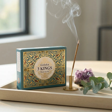 Resin incense box packaging — Morning Ritual Lifestyle | Generated by Modelize