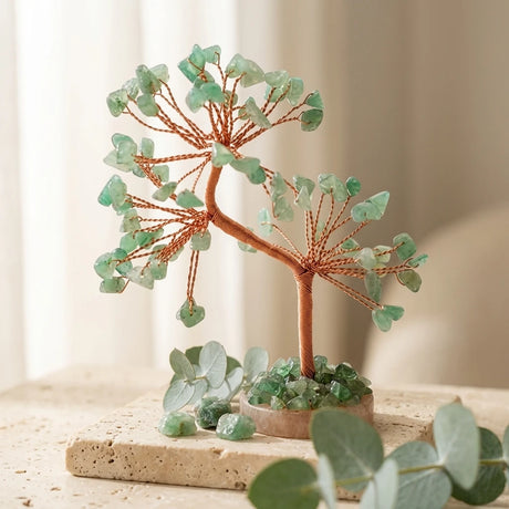 Decorative crystal gem tree — Zen Sanctuary Lifestyle | Generated by Modelize