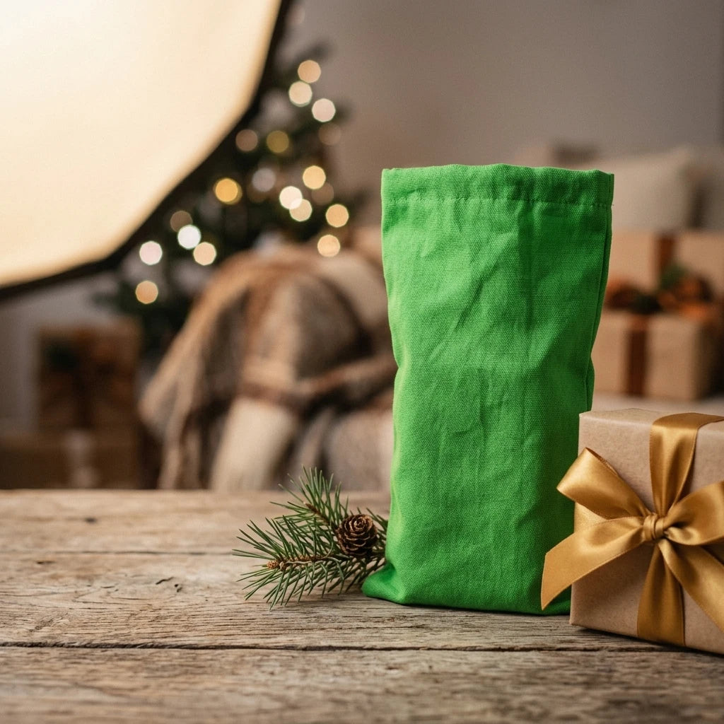 Green Flannel Bag — product photo