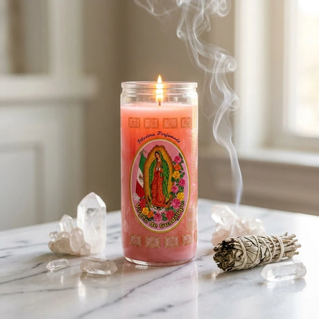 Devotional prayer candle — Sacred Space Altar | Generated by Modelize