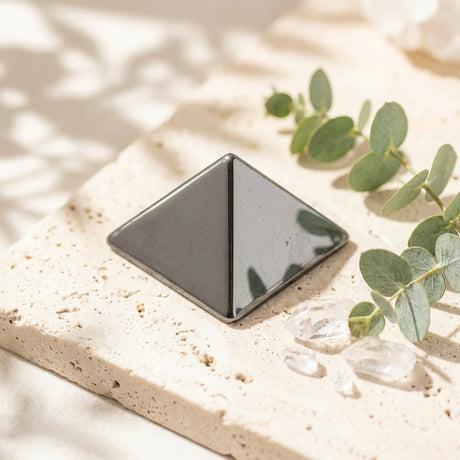 Geometric stone carving — wellness_lifestyle_scene | Generated by Modelize