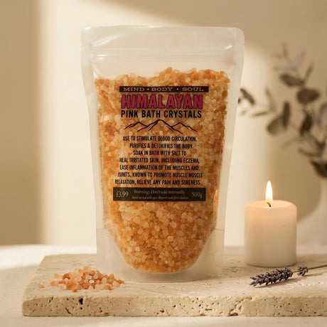 Bath salts in stand-up pouch — Luxury Apothecary Lifestyle | Generated by Modelize