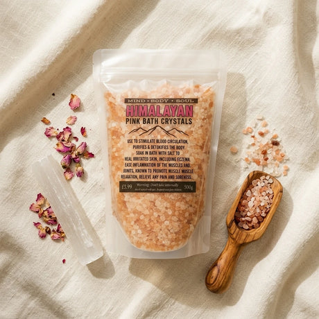Bath salts — Spiritual Flat Lay | Generated by Modelize