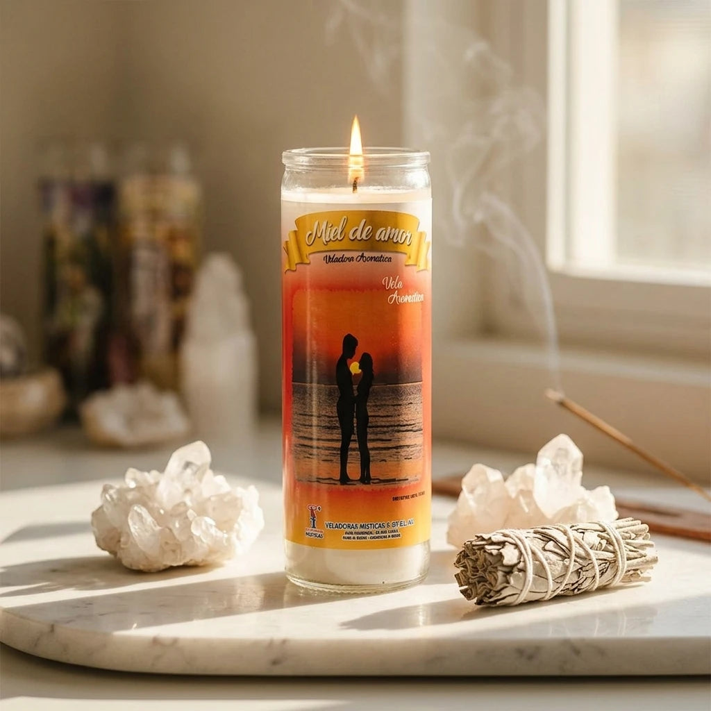 14-day spiritual jar candle — Sacred Space Altar | Generated by Modelize