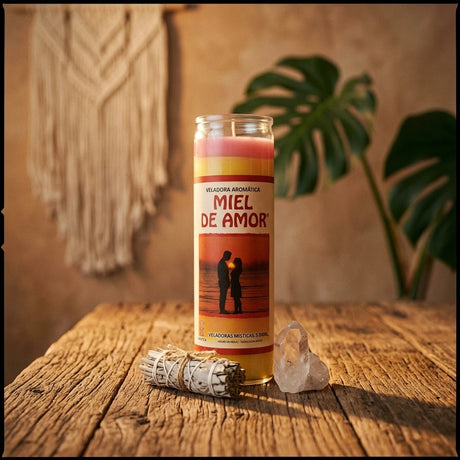 Ritual glass jar candle — Spiritual Altar Lifestyle | Generated by Modelize