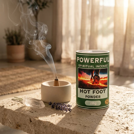 Spiritual incense powder canister — Cleansing Ritual Lifestyle | Generated by Modelize
