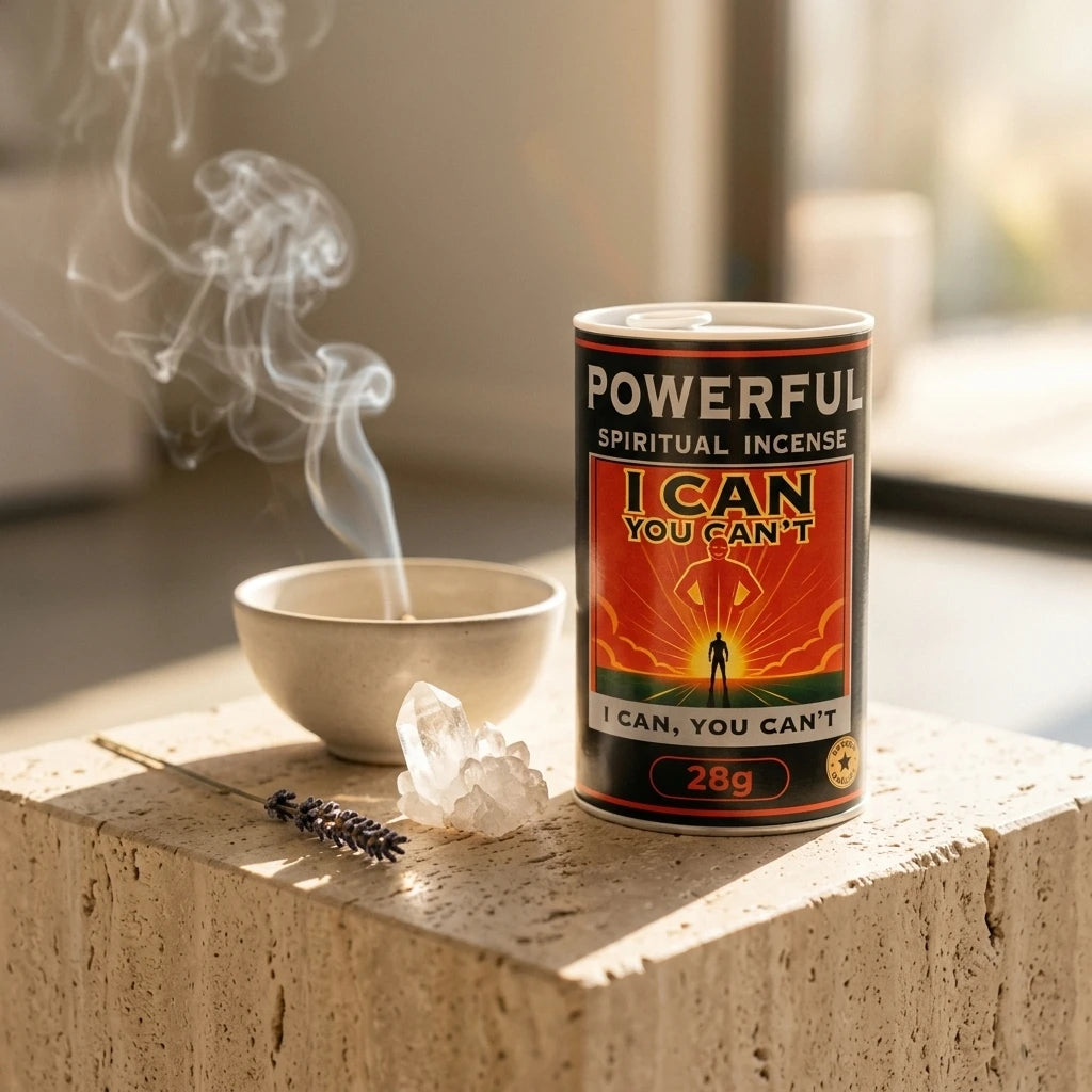 Spiritual incense powder canister — Cleansing Ritual Lifestyle | Generated by Modelize