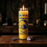 Pillar glass jar candle — Lit Lifestyle Altar | Generated by Modelize