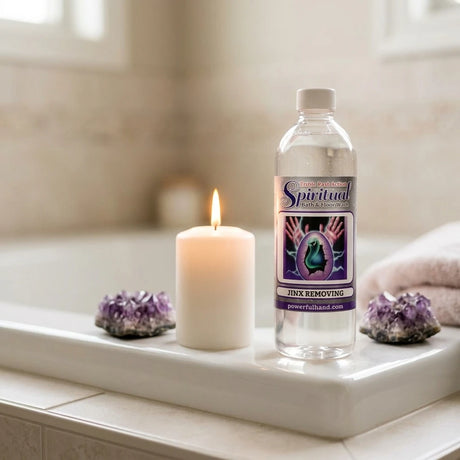 Spiritual bath and floor wash bottle — Ritual Bathside Lifestyle | Generated by Modelize