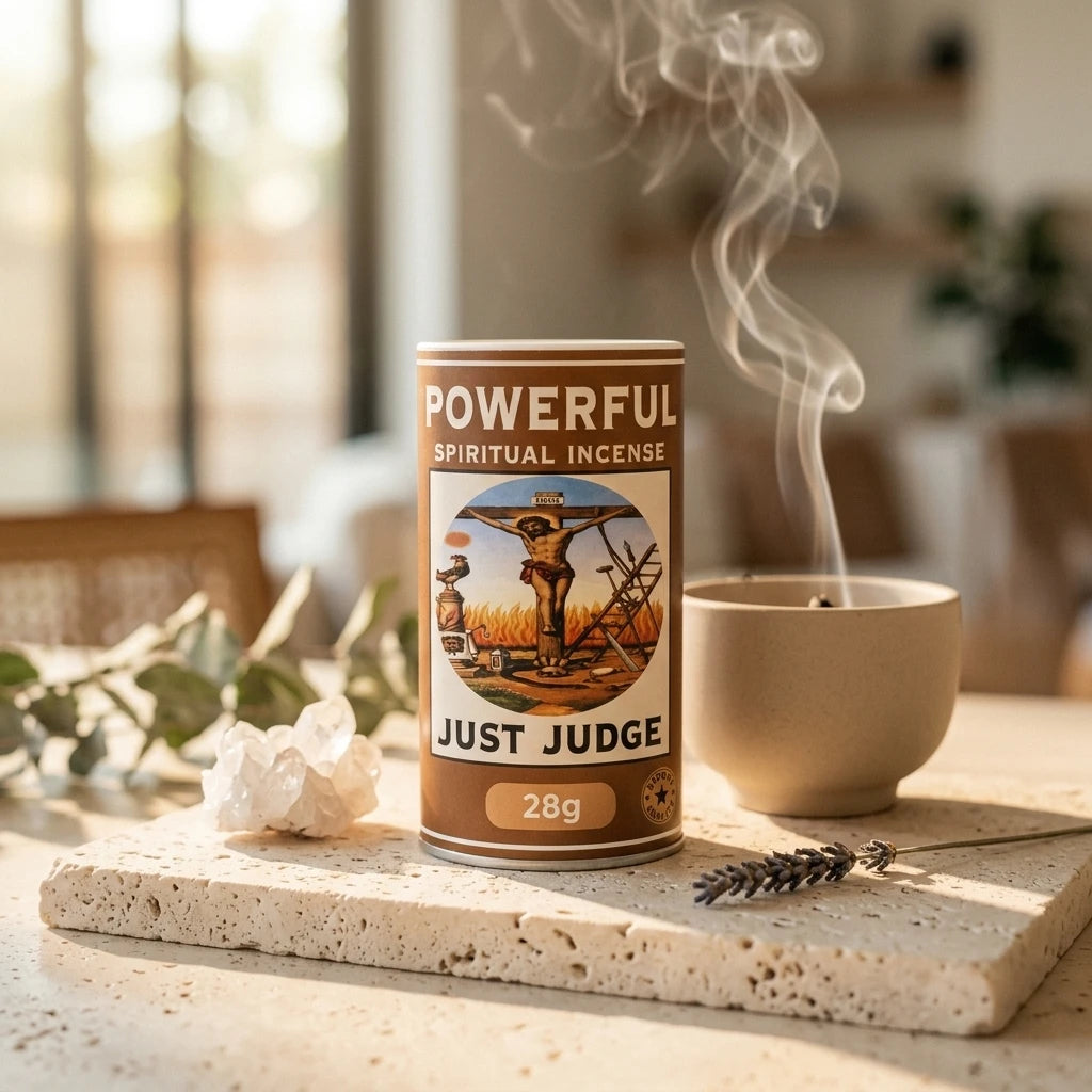 Spiritual incense powder canister — Cleansing Ritual Lifestyle | Generated by Modelize