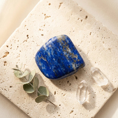 Lapis Lazuli Tumbled Stone — product photo