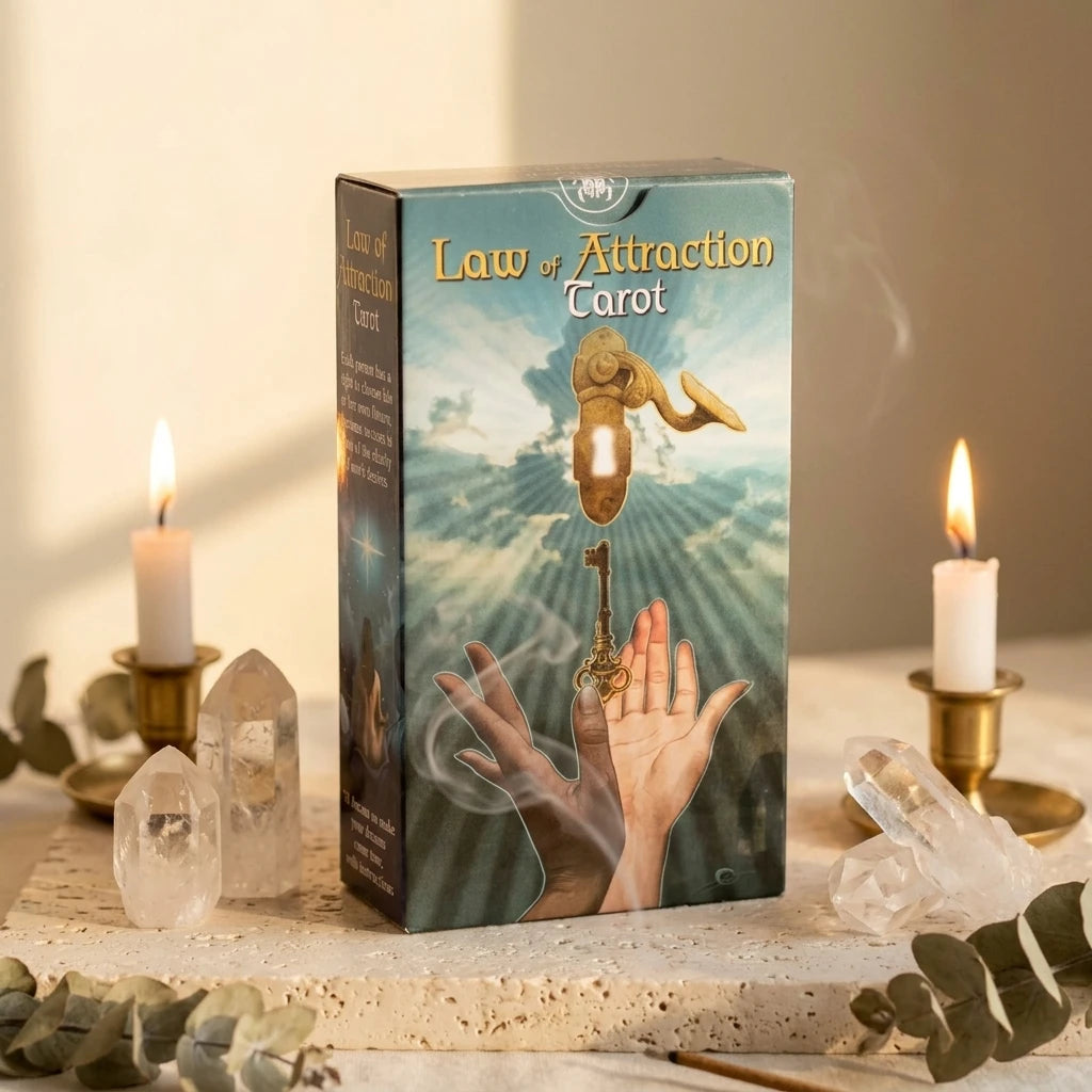 Tarot card deck box — Sacred Altar Lifestyle | Generated by Modelize