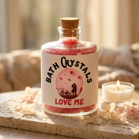 Apothecary bath salt jar — Apothecary Lifestyle Scene | Generated by Modelize