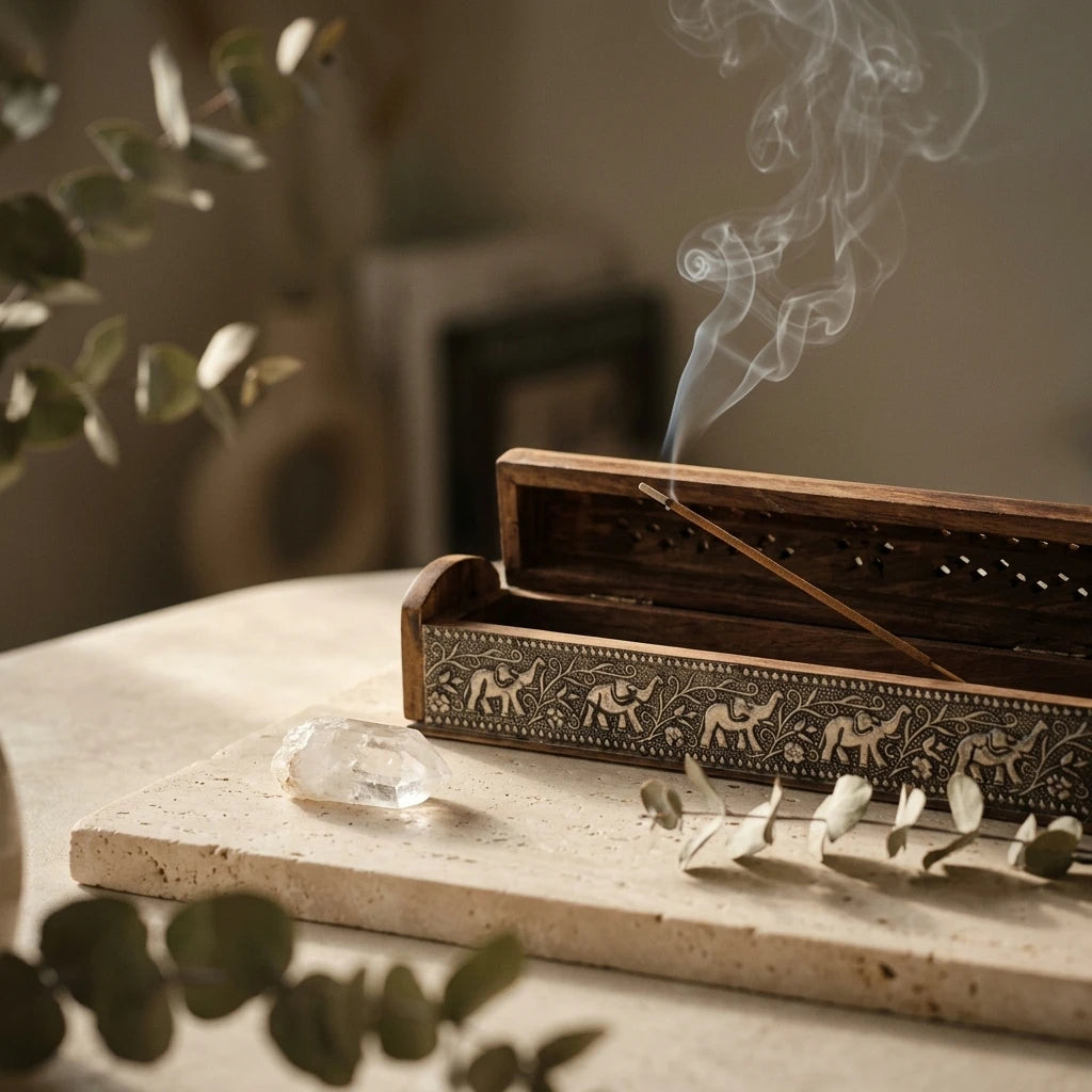 Incense burner box — Cleansing Ritual Lifestyle | Generated by Modelize