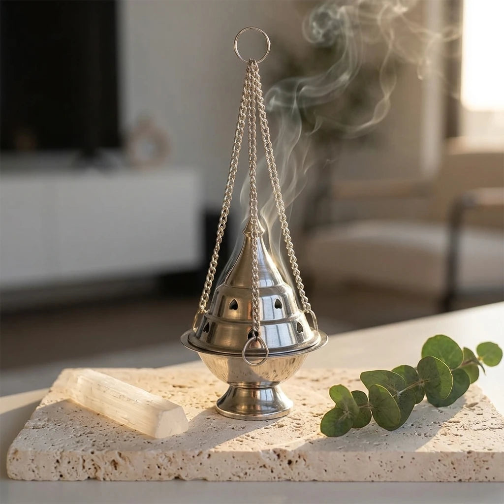 Hanging incense burner — Cleansing Ritual Lifestyle | Generated by Modelize