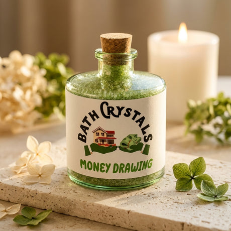 Bath salt crystals — Apothecary Lifestyle Scene | Generated by Modelize