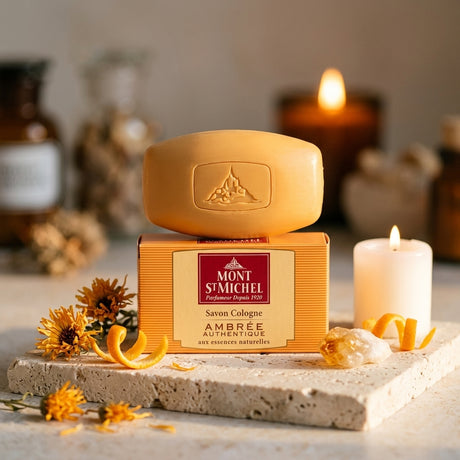 Bar soap and branded cardboard box — Spiritual Apothecary Lifestyle | Generated by Modelize