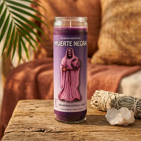 Devotional glass jar candle — Spiritual Altar Lifestyle | Generated by Modelize