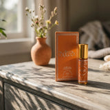 Roller oil perfume and box — Botanical Lifestyle | Generated by Modelize