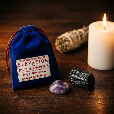 Ritual mojo bag with gemstone — Spiritual Altar Lifestyle | Generated by Modelize