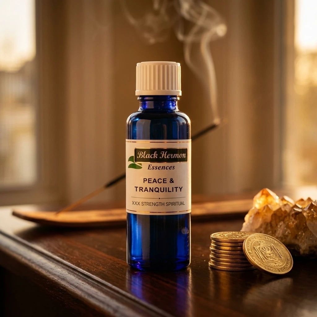 Apothecary spiritual oil bottle — Spiritual Abundance Ritual | Generated by Modelize