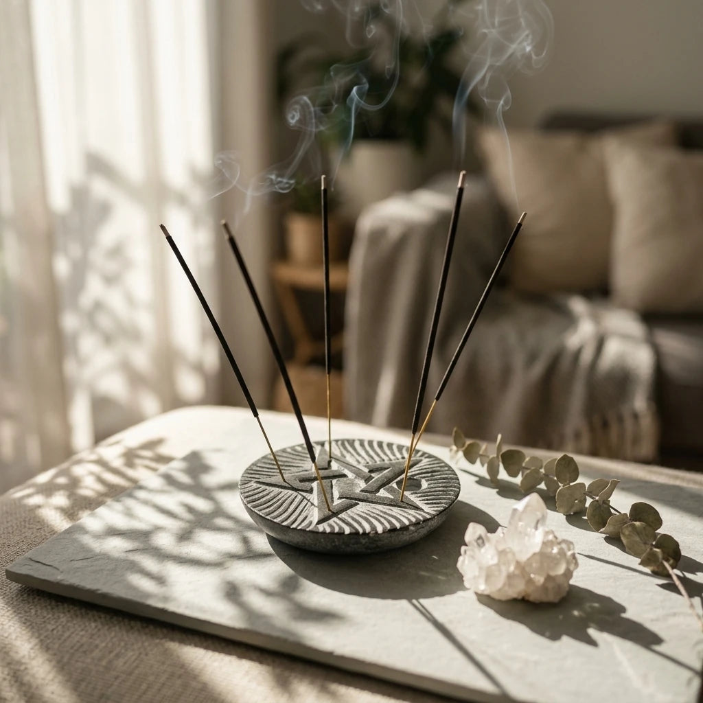 Incense stick holder — Cleansing Ritual Lifestyle | Generated by Modelize