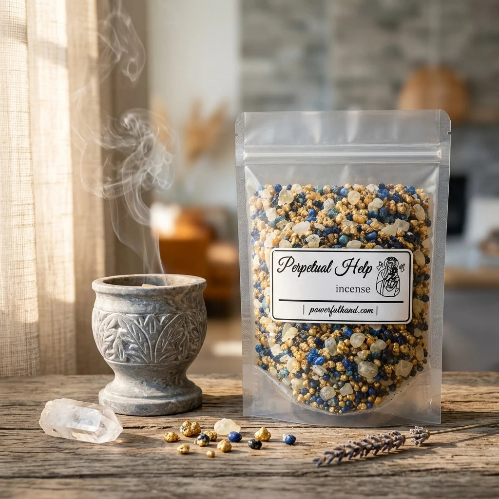 Incense resin grains — Ritual Lifestyle Scene | Generated by Modelize