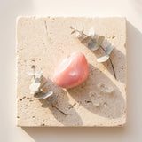 Tumbled Stone — Spiritual Wellness Flat Lay | Generated by Modelize
