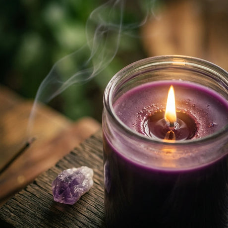 14-day devotional jar candle — Glow and Texture Detail | Generated by Modelize
