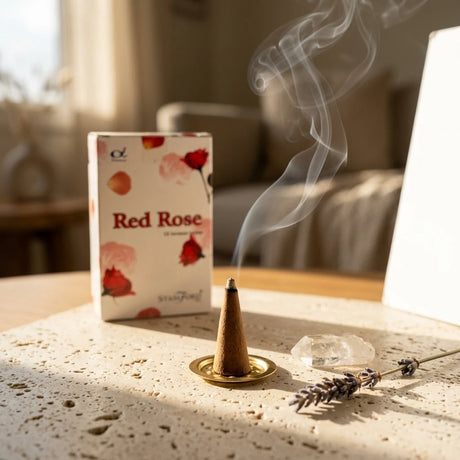 Incense cones and packaging — Ritual Lifestyle | Generated by Modelize