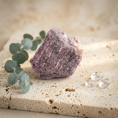 Raw Mineral Crystal — Wellness Lifestyle Scene | Generated by Modelize