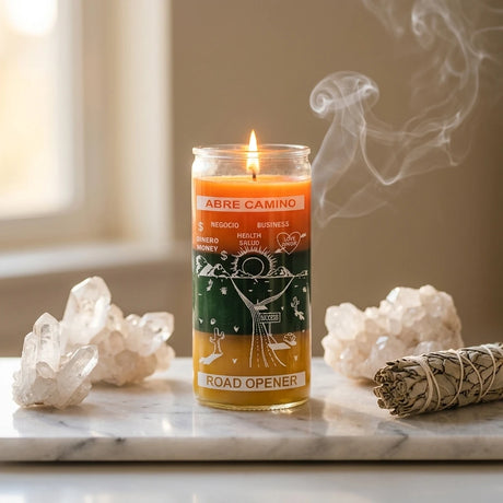 Ritual candle in glass jar — Sacred Space Altar | Generated by Modelize