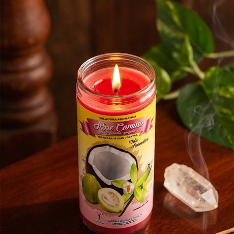 14-day jar candle — Glow and Texture Detail | Generated by Modelize