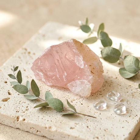 Rough Mineral Crystal — Wellness Lifestyle Scene | Generated by Modelize
