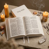 Hardback Bible — Sacred Altar Setting | Generated by Modelize