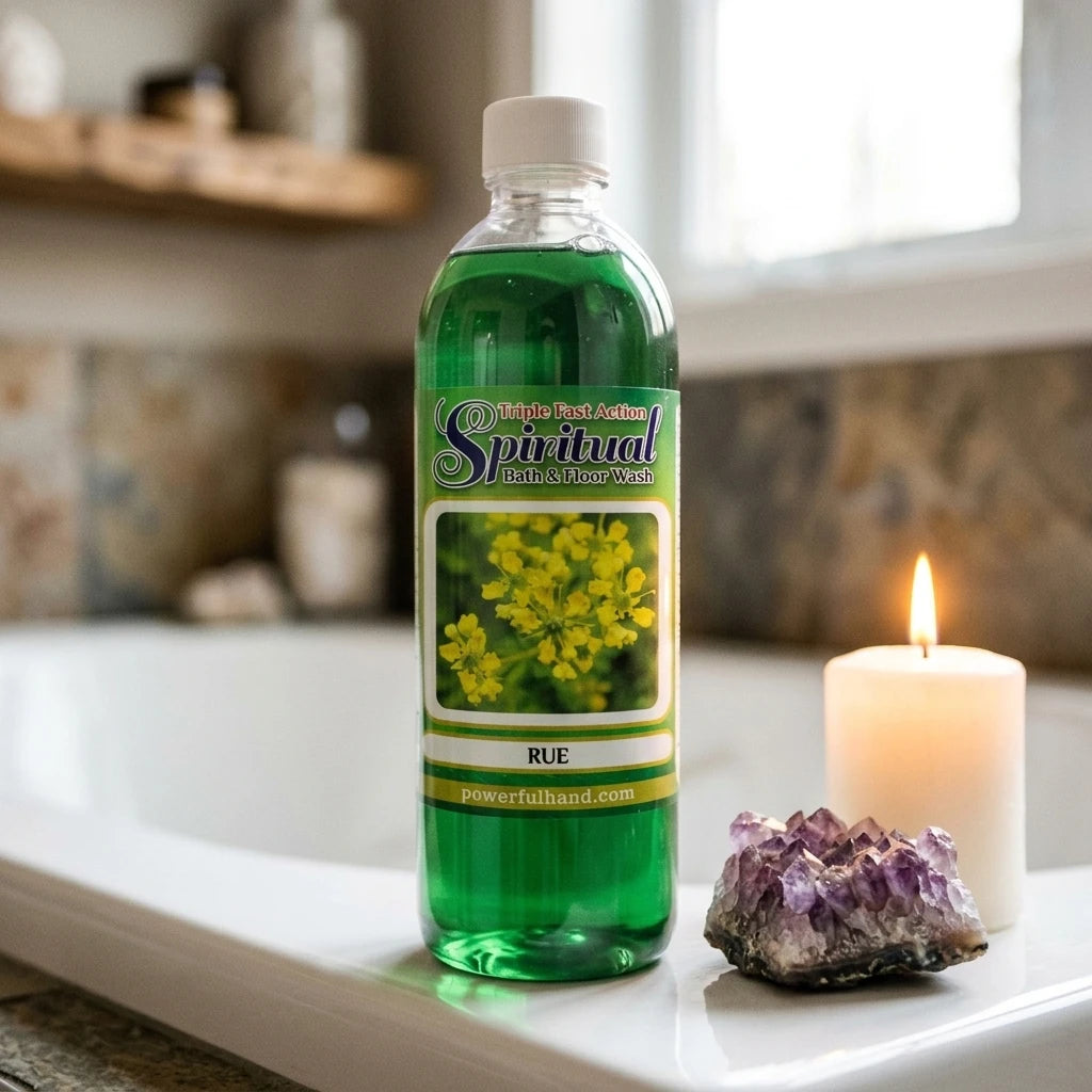 Spiritual bath and floor wash bottle — Ritual Bathside Lifestyle | Generated by Modelize