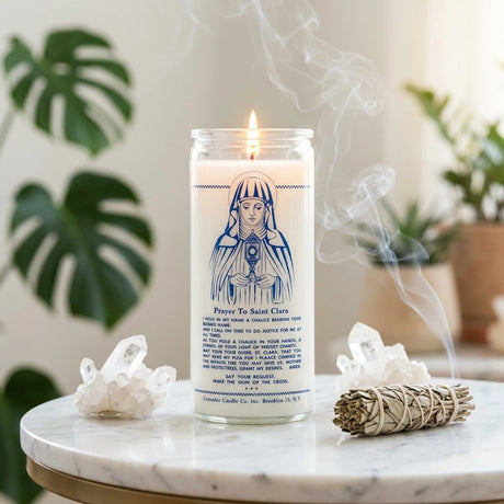 14-Day Devotional Glass Candle — Sacred Space Altar | Generated by Modelize
