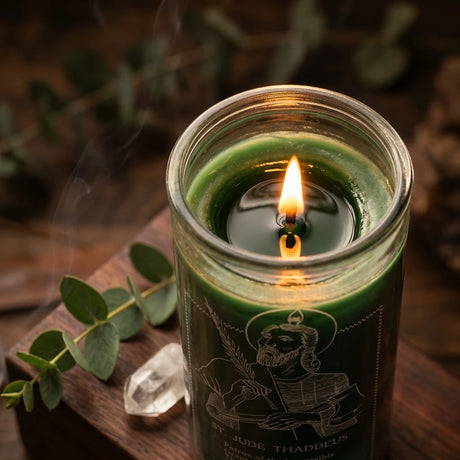 Religious Devotional Candle — Glow and Texture Detail | Generated by Modelize